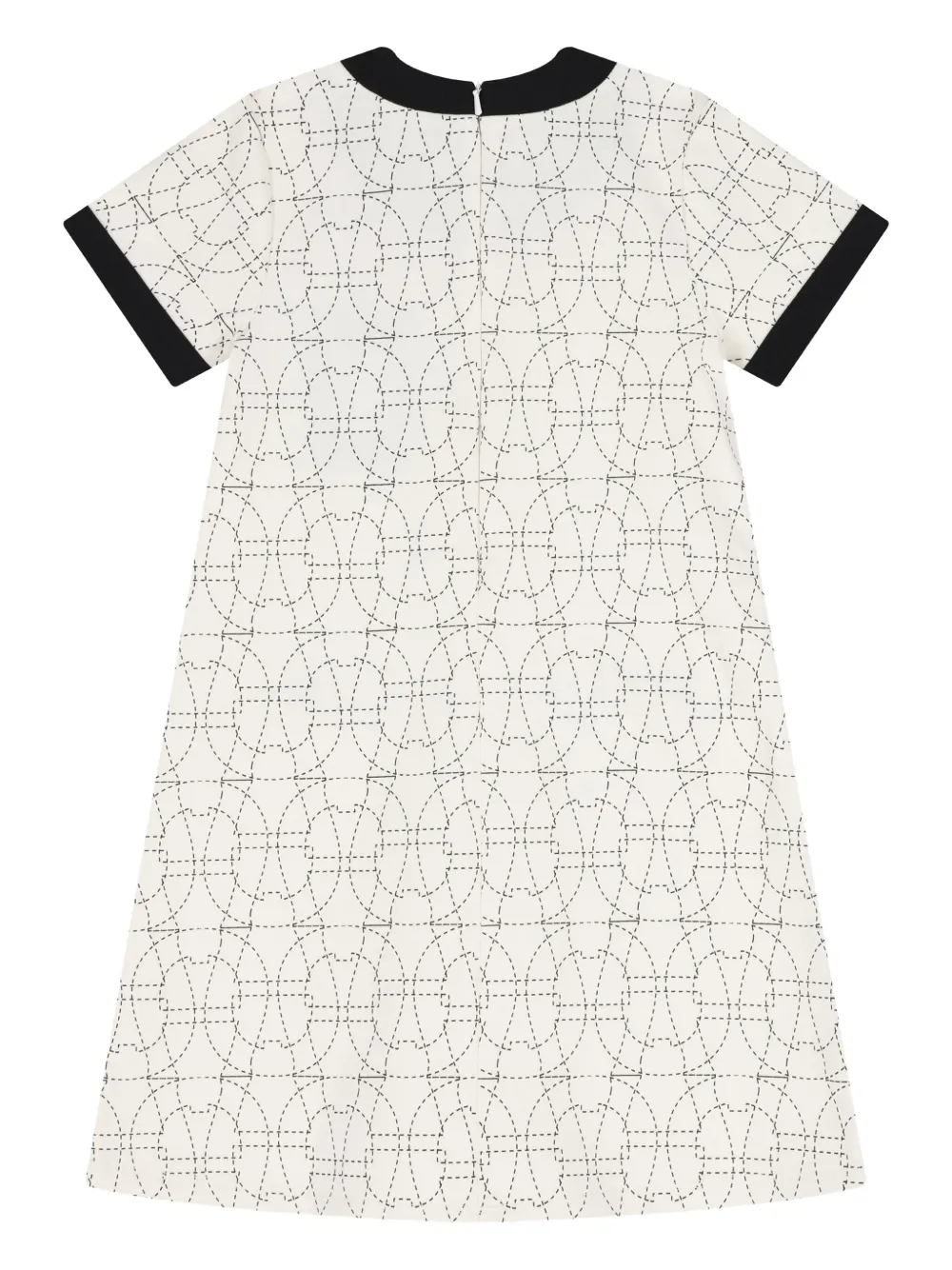 Aigner Kids logo-pattern short-sleeved casual dress | Girls Casual Dresses | Image 2