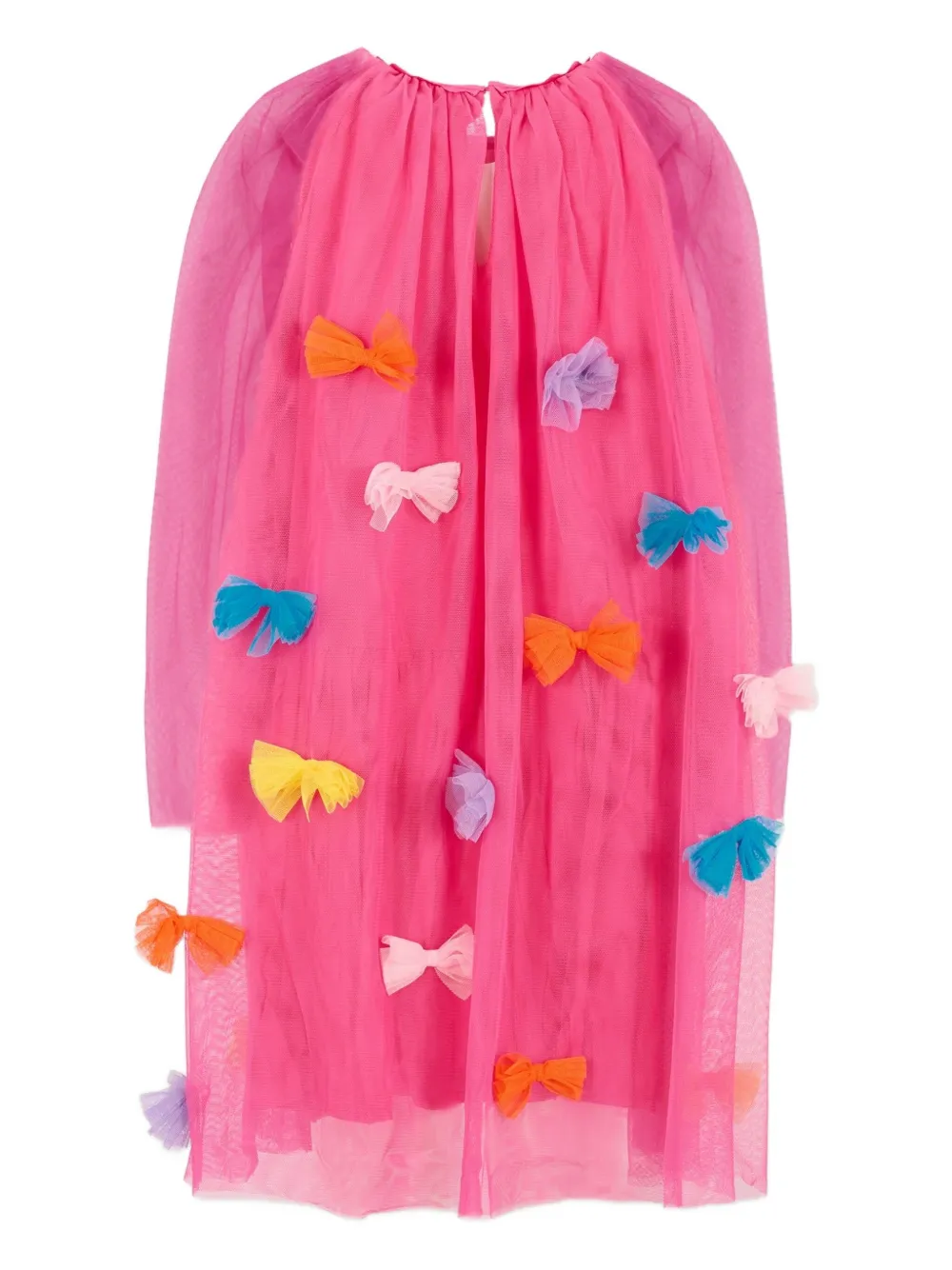 Stella McCartney Kids bow-appliqué tulle dress | Girls Party & Special Occasion Dresses | Image 2