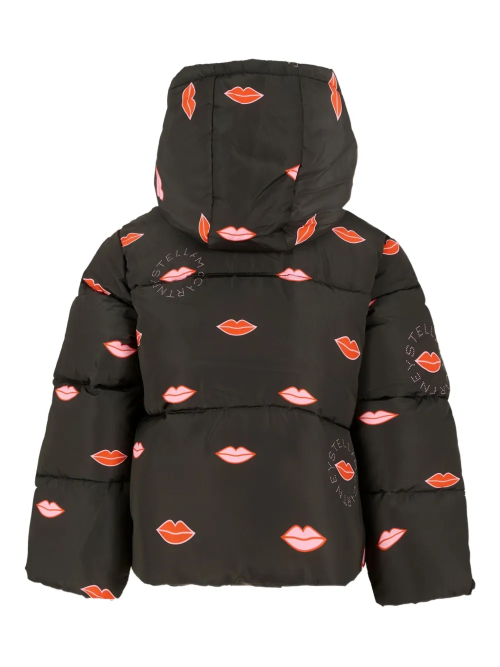 Stella McCartney Kids lip-print puffer jacket | Girls Padded Jackets | Image 2