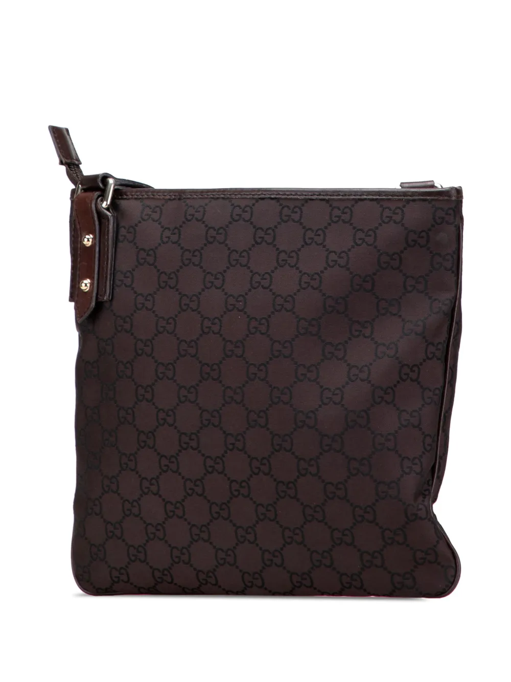 Pre-owned Gucci 2000-2015 Gg Canvas Crossbody Bag In Brown