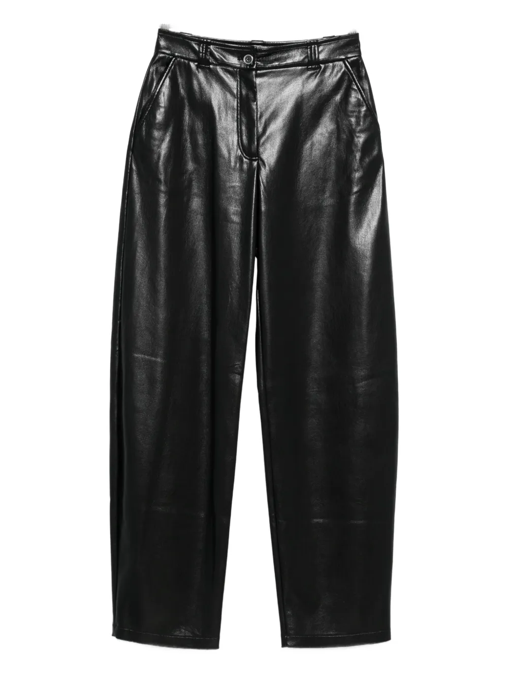 PINKO leather-effect trousers | Black | Image 1