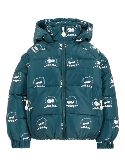 Stella McCartney Kids monster-print puffer jacket