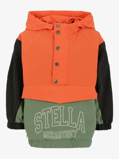 Stella McCartney Kids colourblock hooded jacket