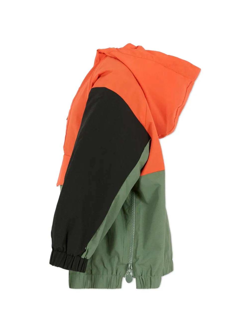 Stella Mccartney Colourblock Hooded Jacket In Red