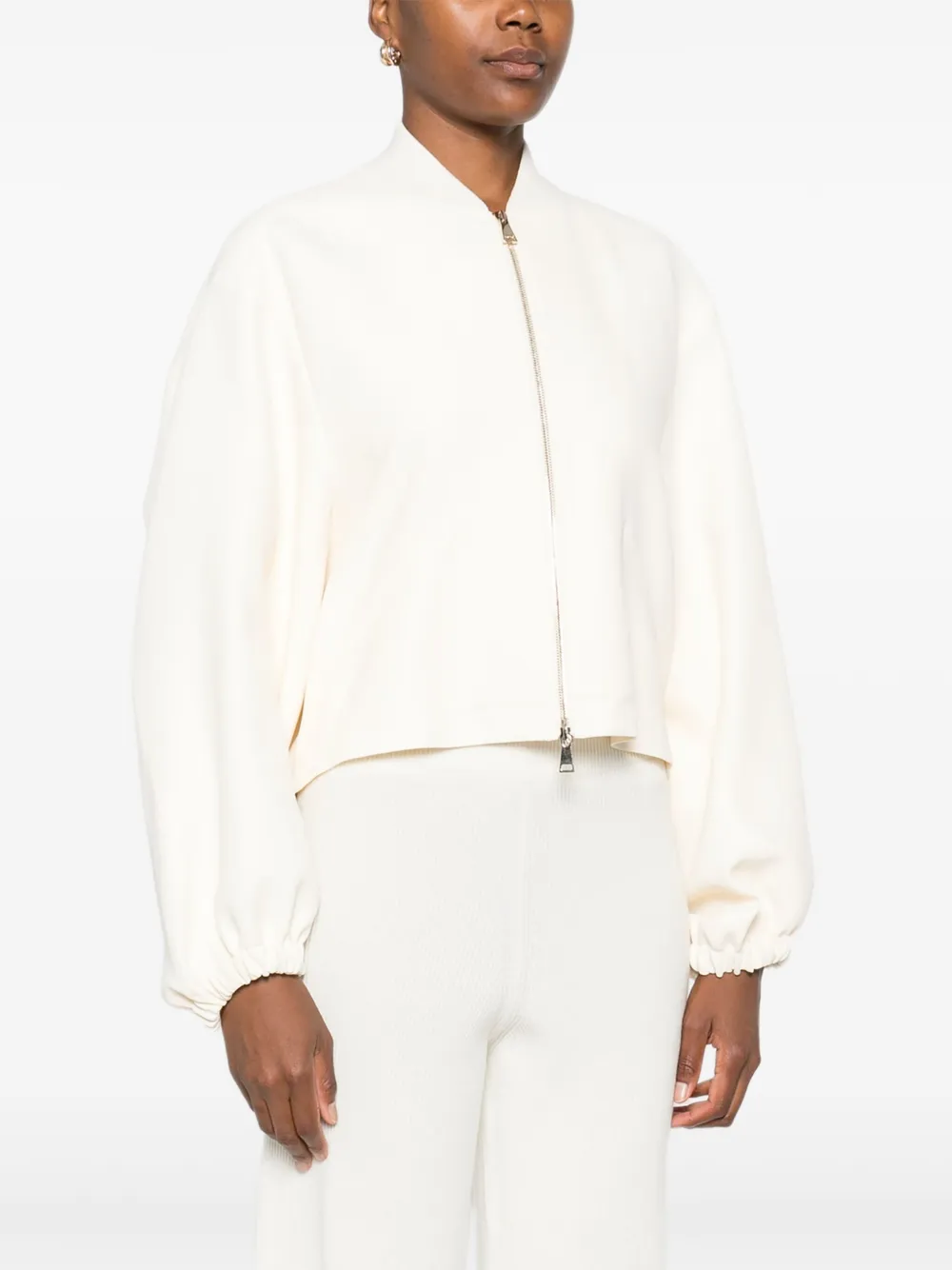 Fabiana Filippi Jack met rits Beige