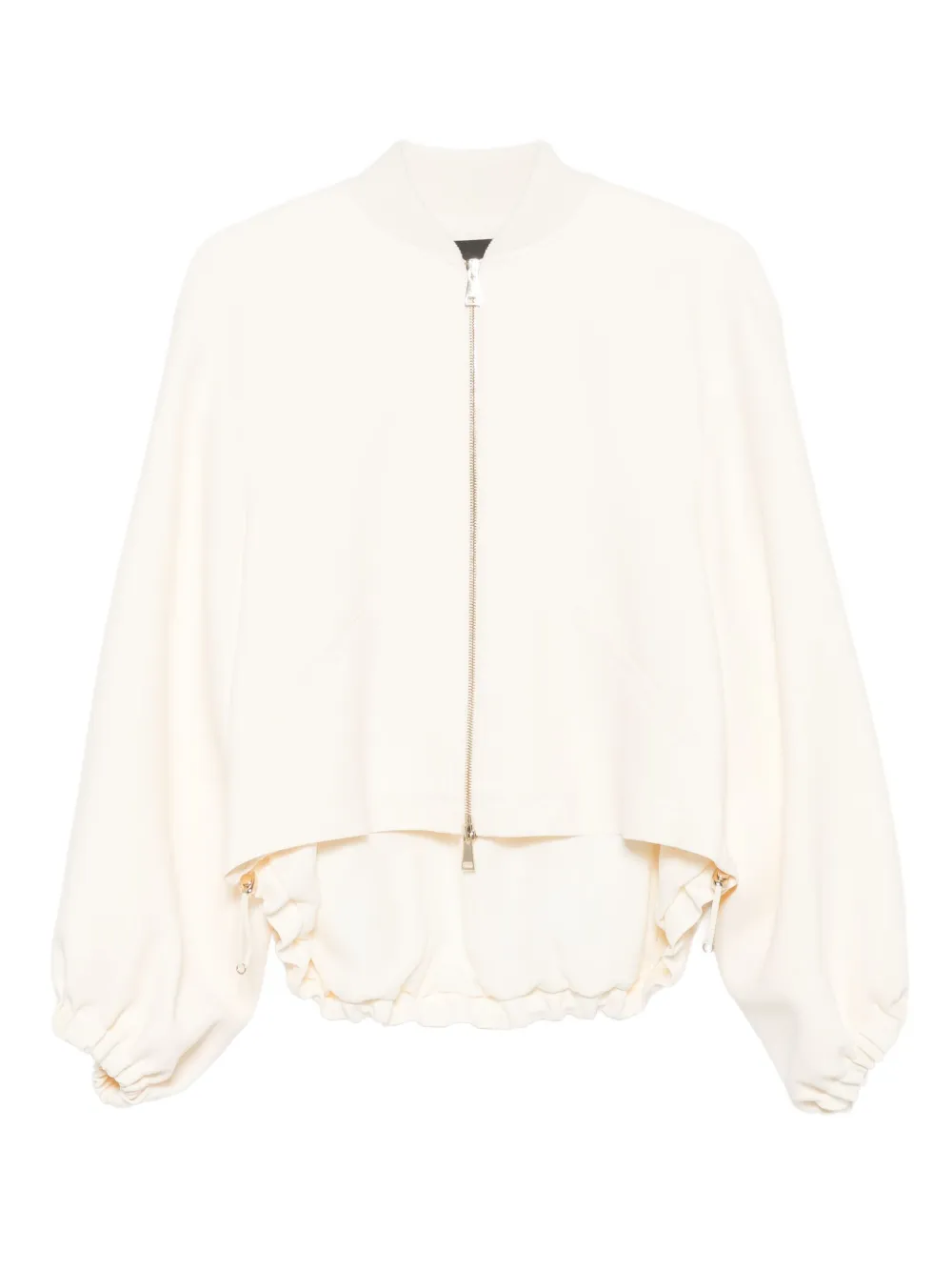 Fabiana Filippi zip-front jacket | Neutrals | Image 1