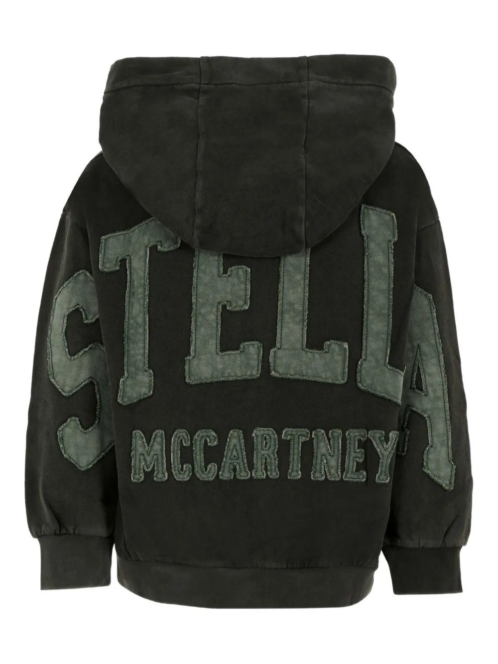 Stella McCartney Kids logo-patch zip-up hoodie | Boys Hoodies & Sweatshirts | Image 2