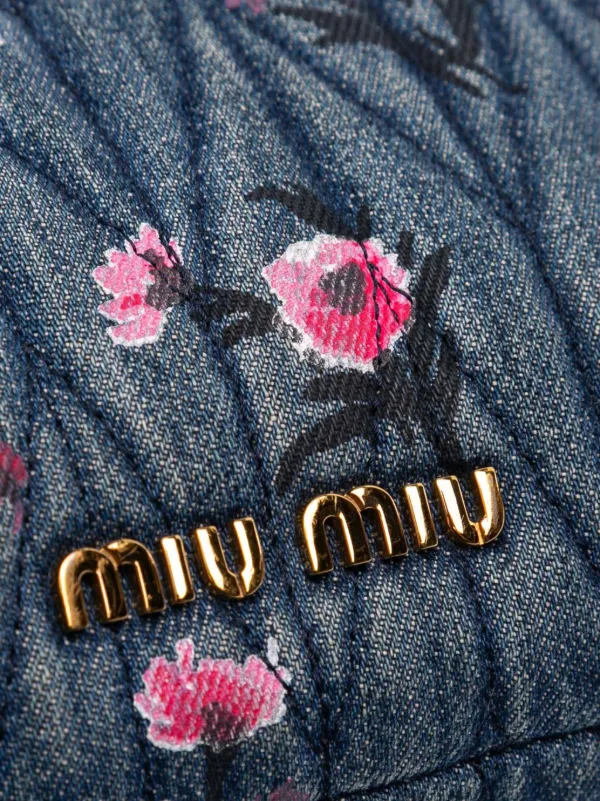 バッグ 05ss archive miumiu denim flower bag バッグ 05ss archive miumiu denim flower bag Miu Miu Floral