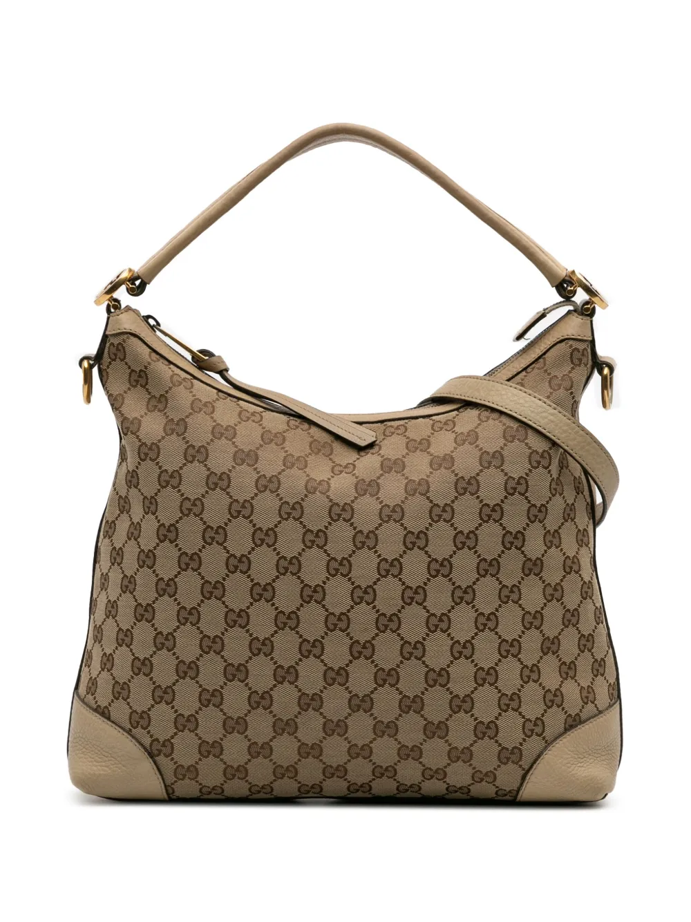 Gucci Pre-Owned 2016-2025 Small GG Canvas Miss GG Hobo satchel - ブラウン Gucci Pre-Owned 2016-2025 Small GG Canvas Miss GG Hobo satchel - ブラウン