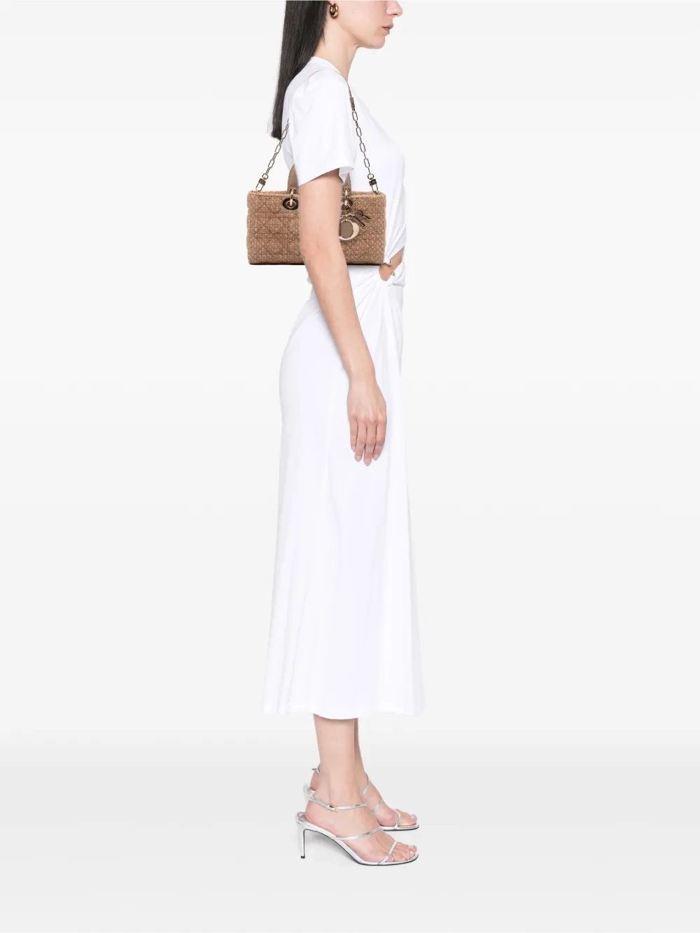 Christian Dior Pre-Owned 2022 Medium Tweed Cannage Lady D Joy satchel | Pre-Owned | Image 2