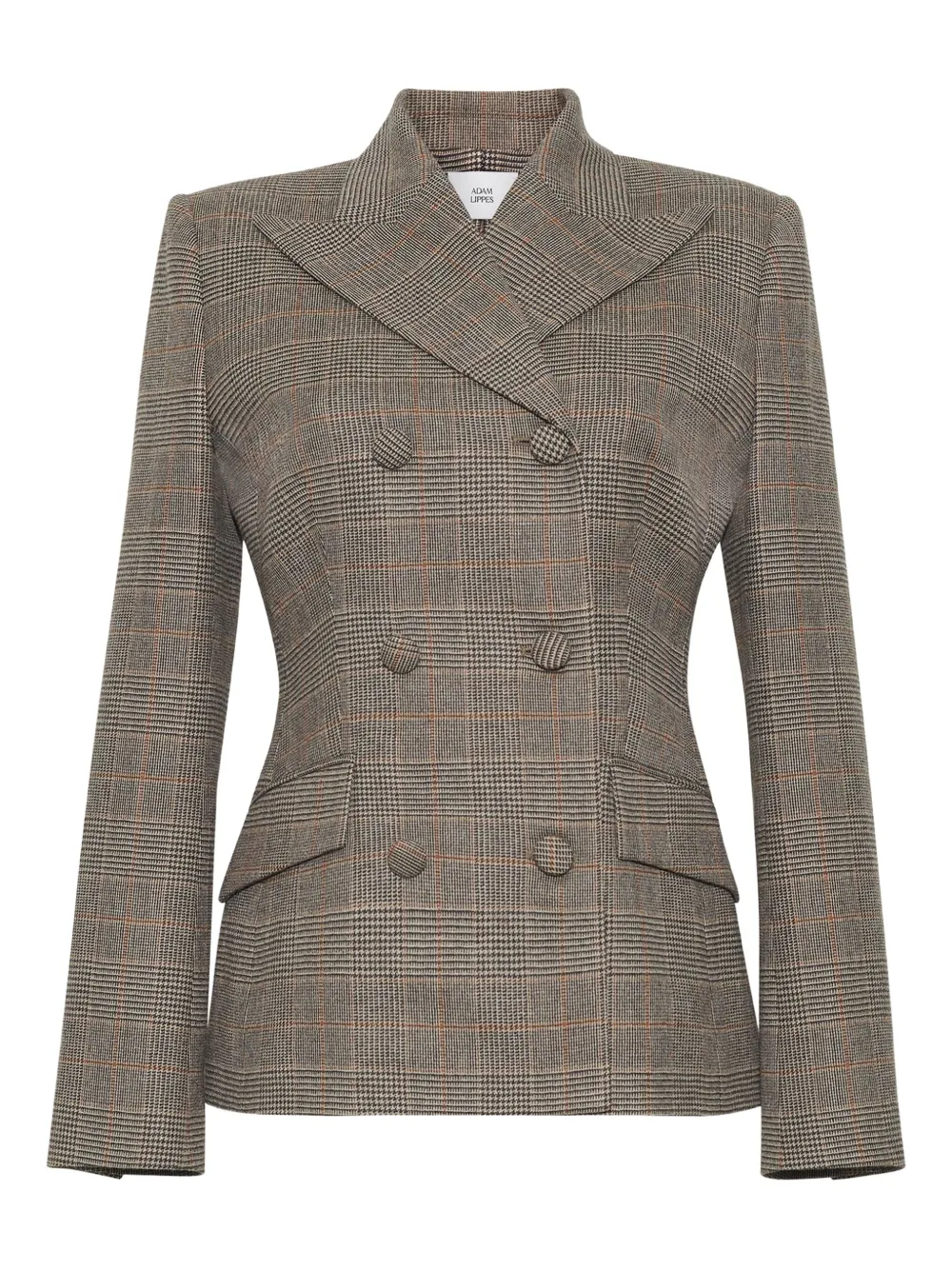 Adam Lippes Malone Double-breasted Blazer In Multi