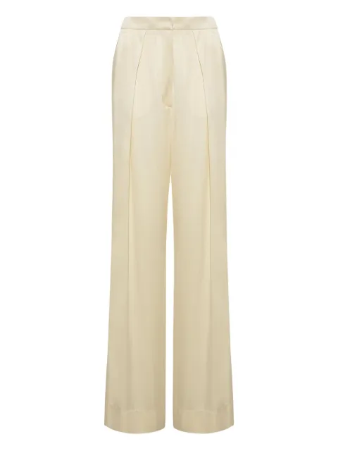 Adam Lippes Silas silk charmeuse trousers