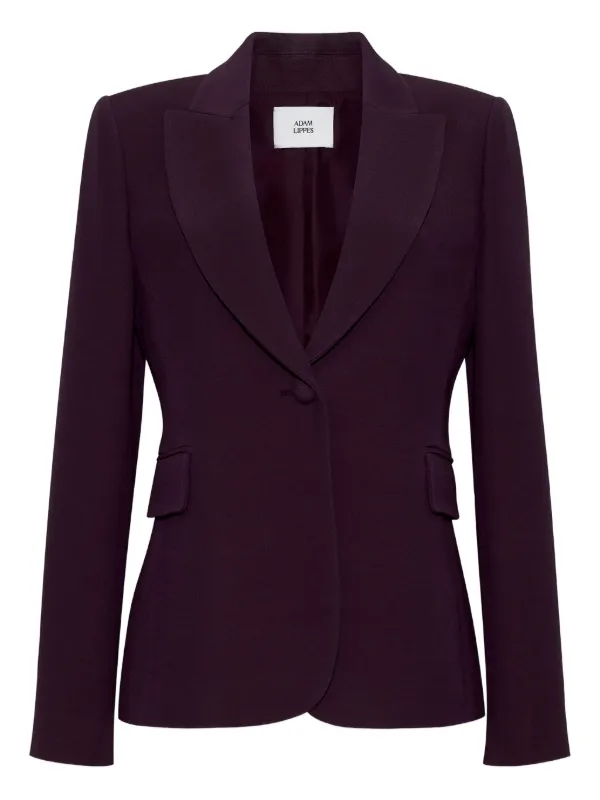 Adam Lippes Single-button Blazer in Red