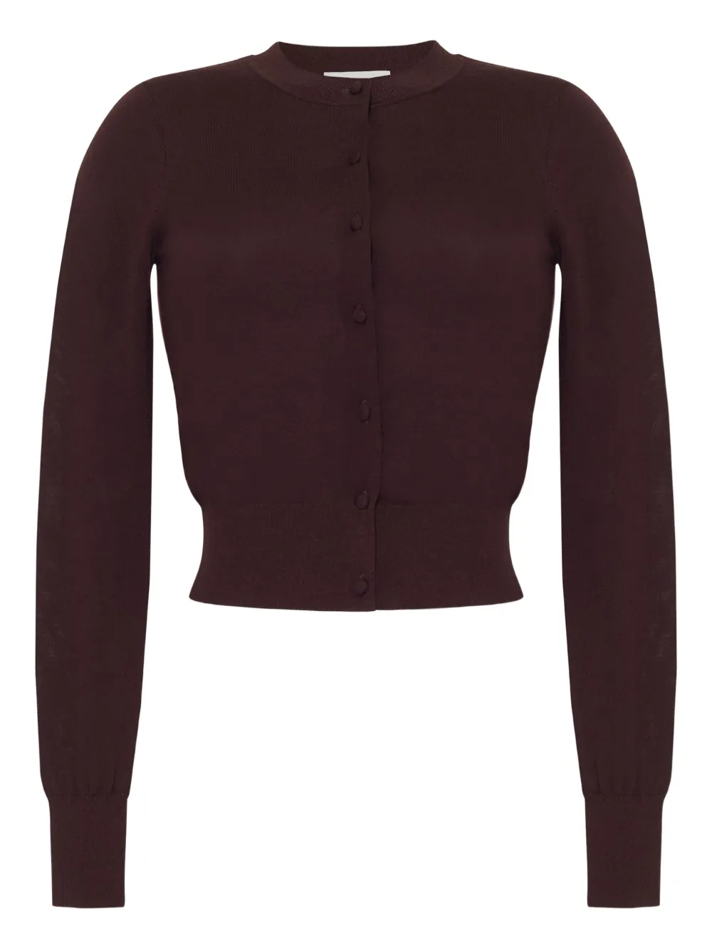 Adam Lippes cashmere button cardigan | Brown | Image 1