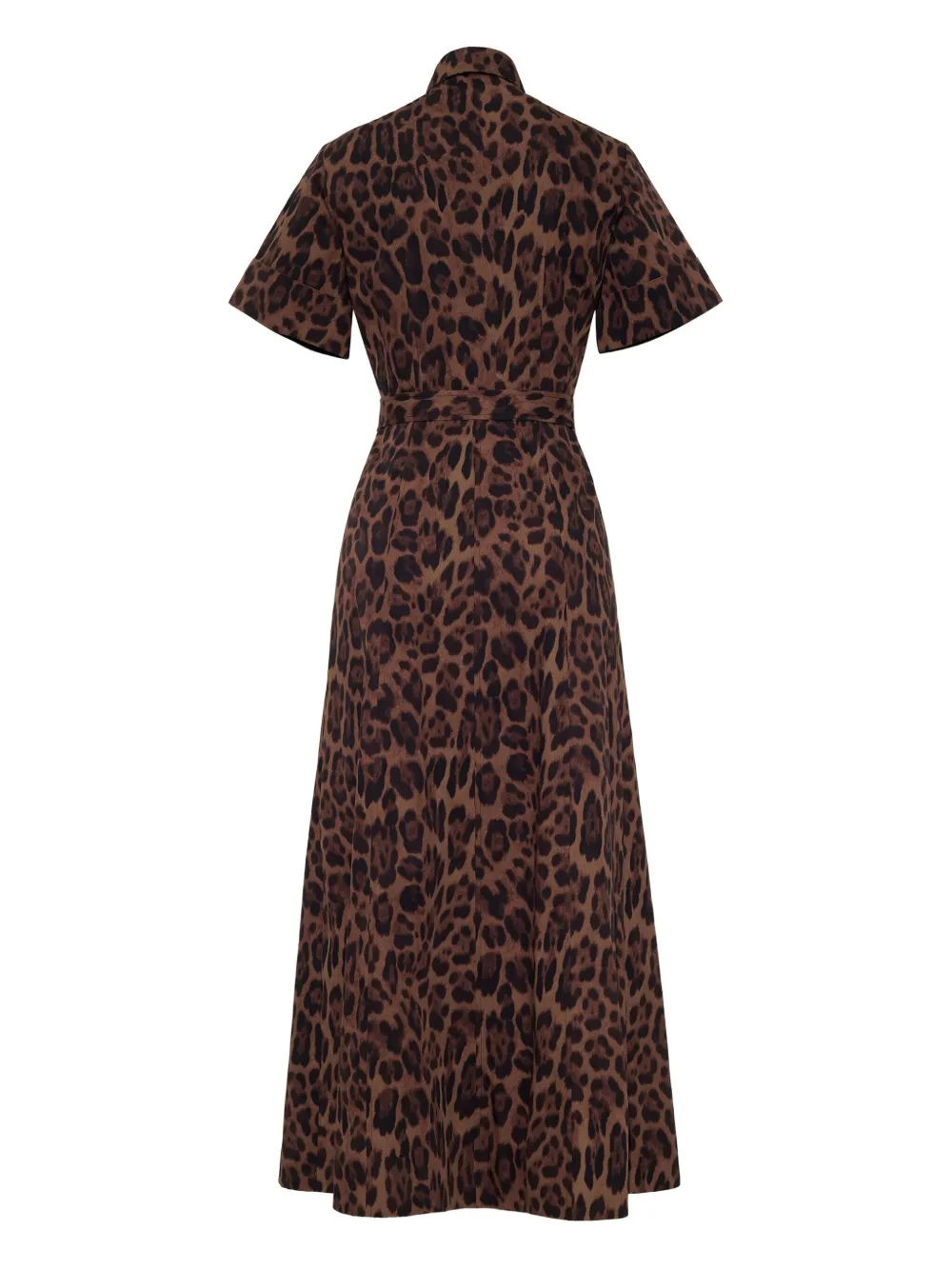 Adam Lippes Leighton blousejurk met ceintuur Bruin