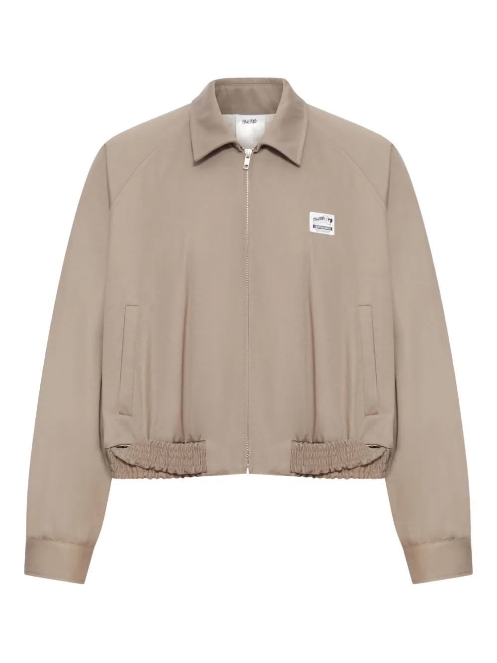 Magliano woven-elastic hem jacket - ブラウン Magliano woven-elastic hem jacket - ブラウン