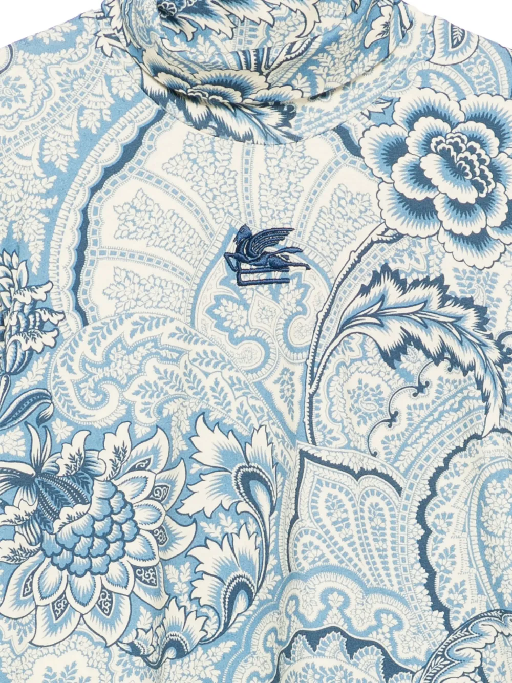 ETRO KIDS Trui met paisley-print Blauw