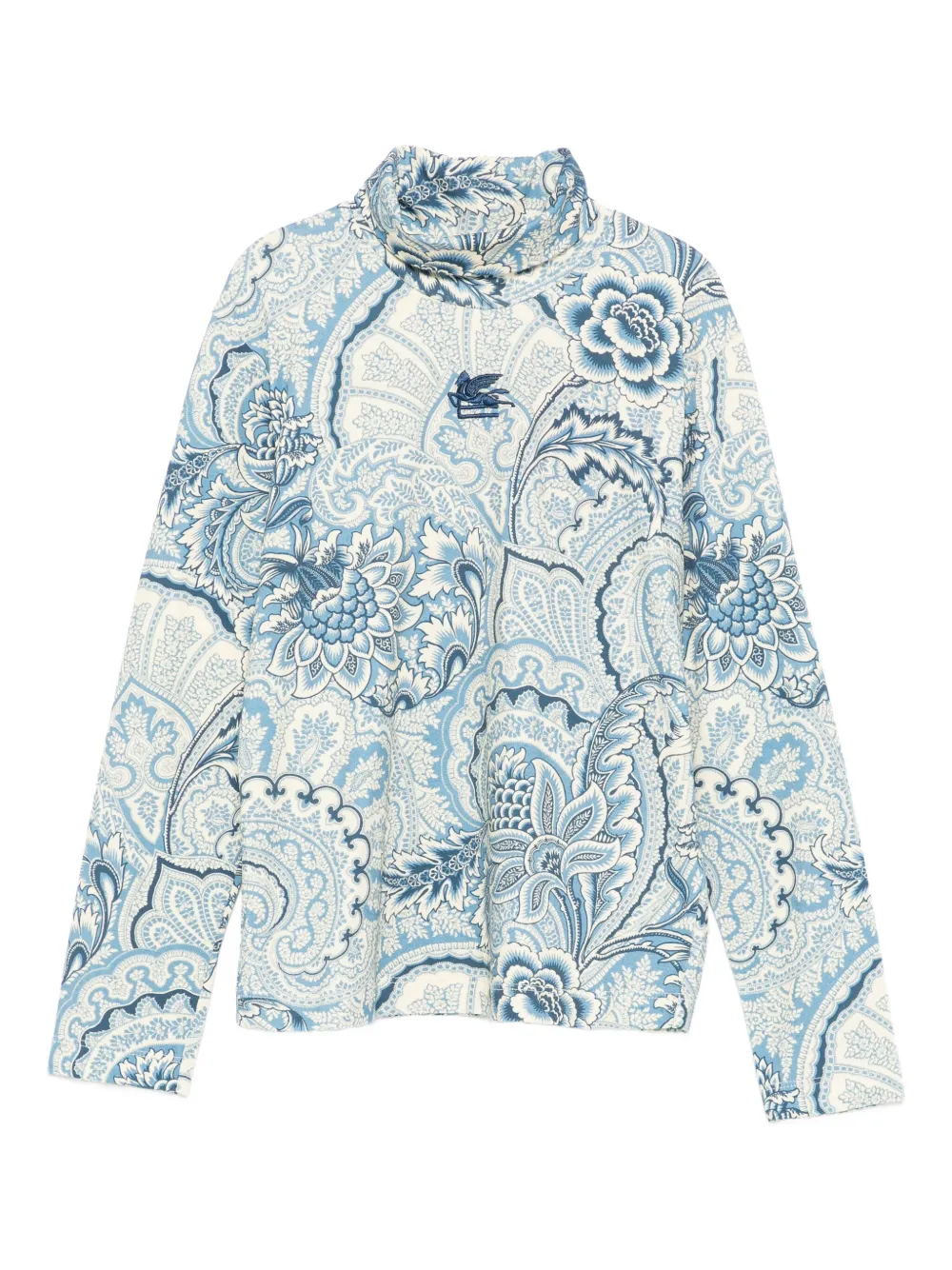 ETRO KIDS paisley-pattern sweater - Blu