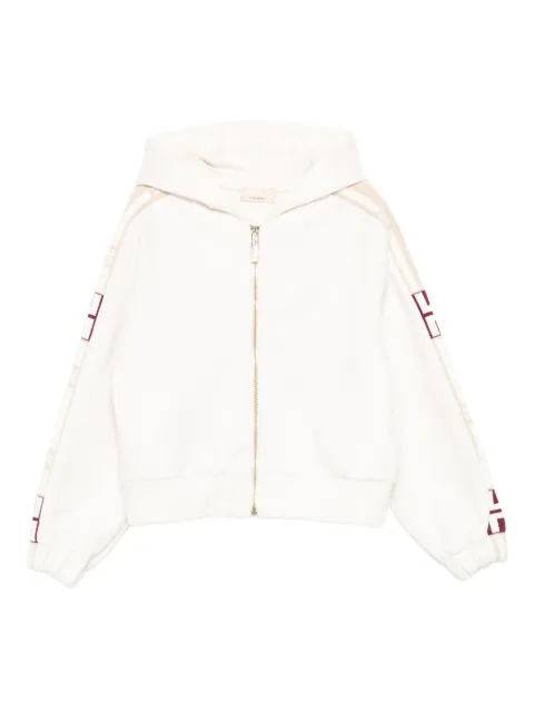 Elisabetta Franchi Kids hoodie med logotypband