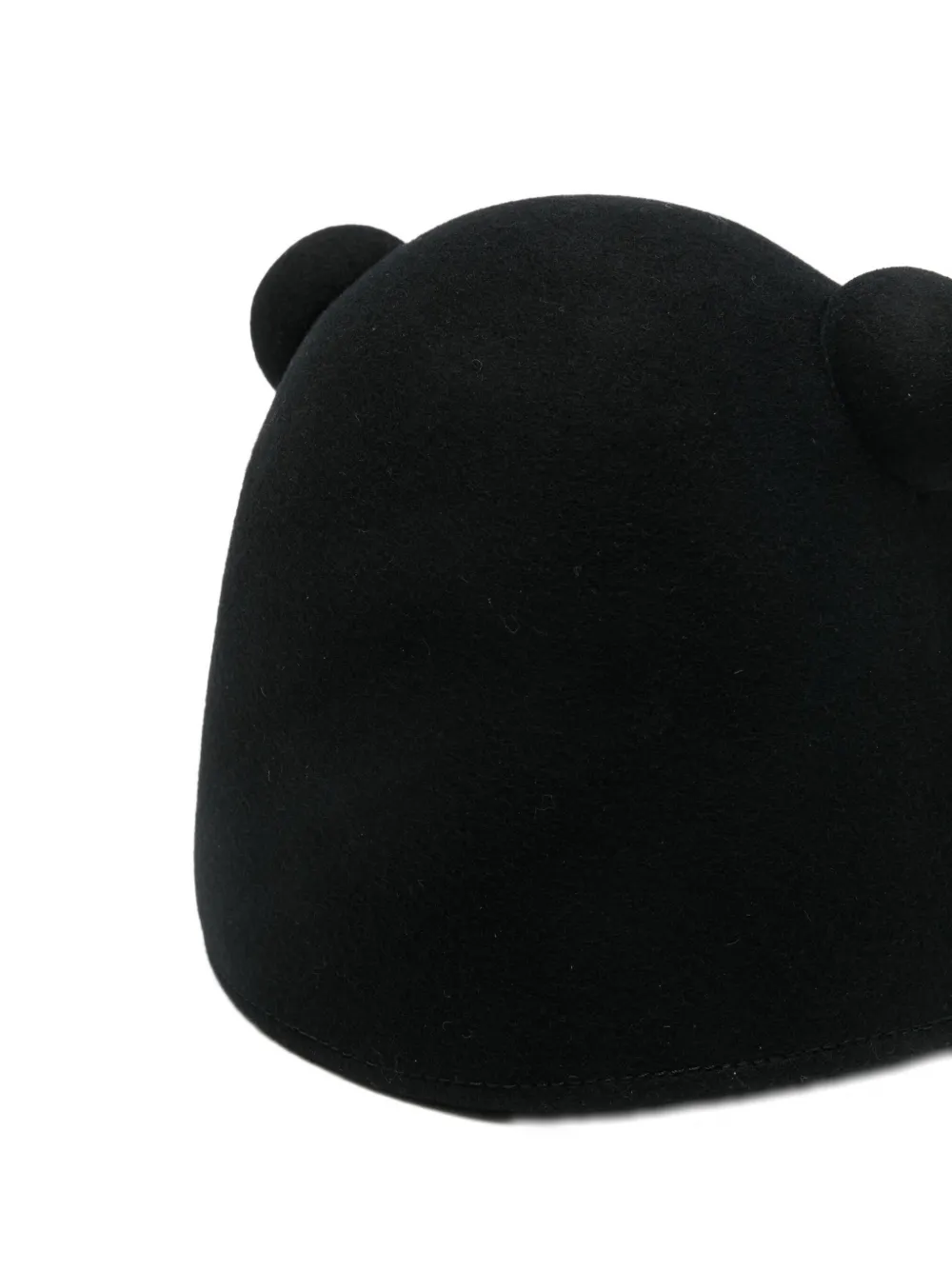 Henrik Vibskov Radar Ear-detail Hat In Black