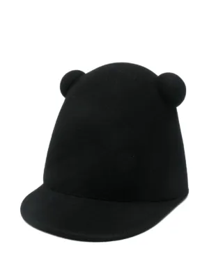 henrik  vibskov 帽子 Henrik Vibskov Farmer Hat in Blue Panama — Aggregate Supply