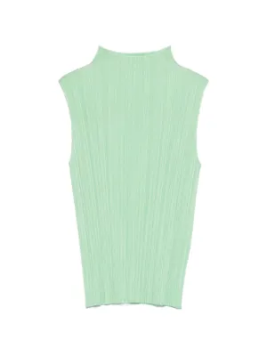 PLEATS PLEASE プリーツタンクトップ オリーブグリーン PLEATS PLEASE ISSEY MIYAKE（タンクトップ）のフリマアイテム一覧