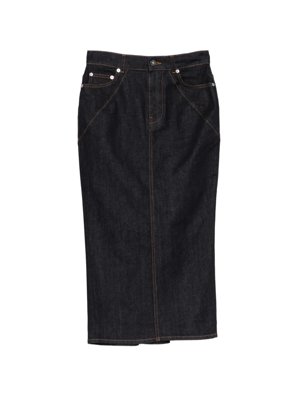 Givenchy Gonna denim con cinque tasche - Blu