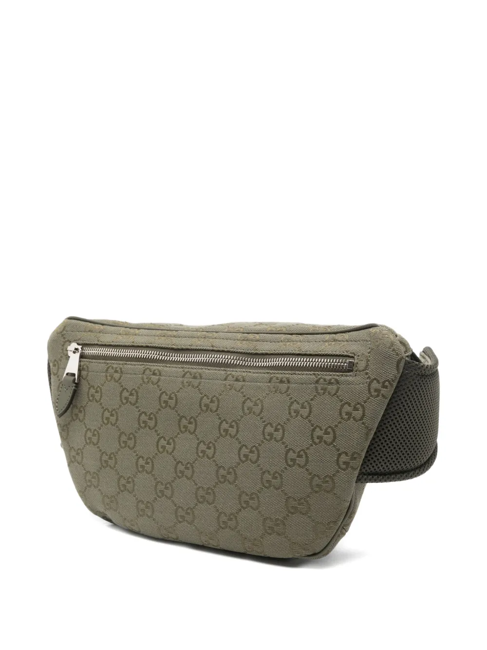  Gucci Gg Canvas Belt Bag - Green 