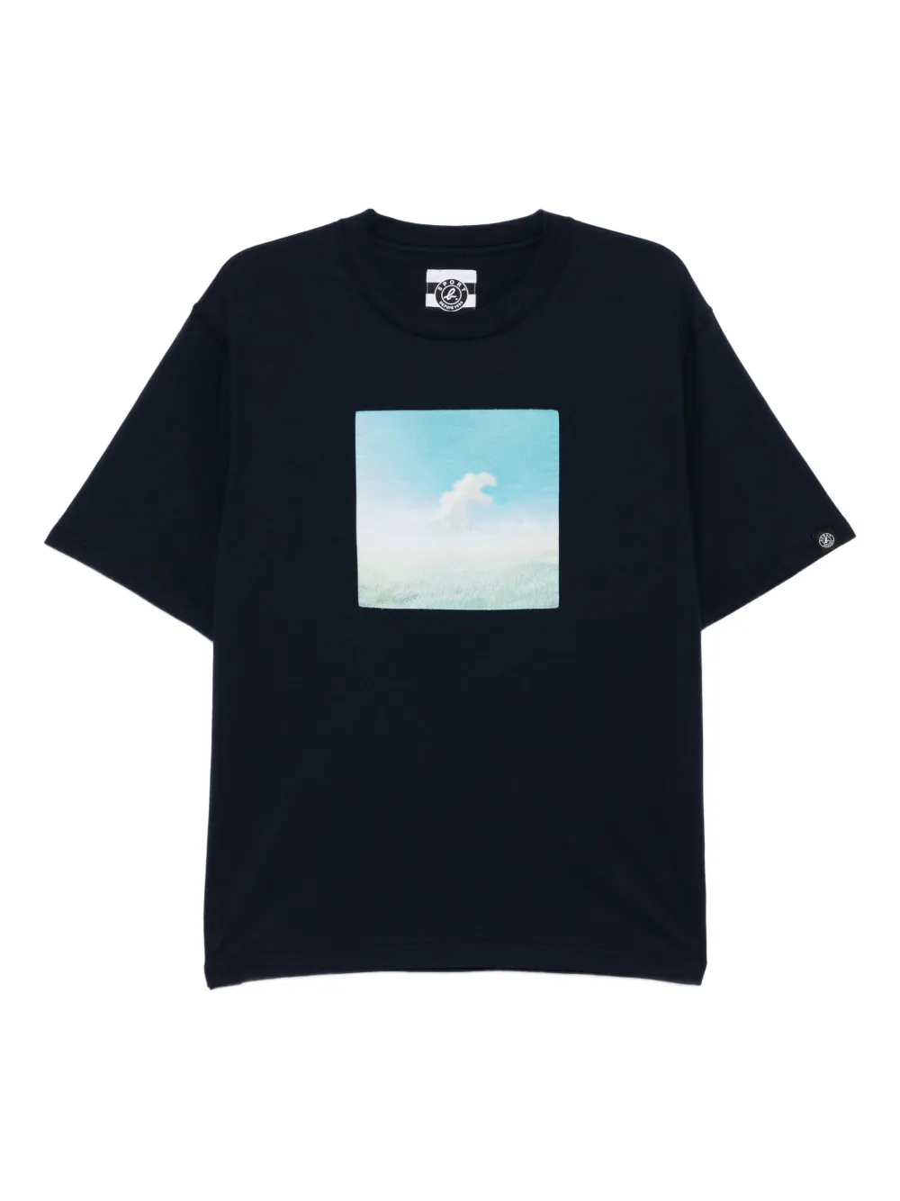 Sport B. By Agnès B. Dino Cloud T-shirt In Blue
