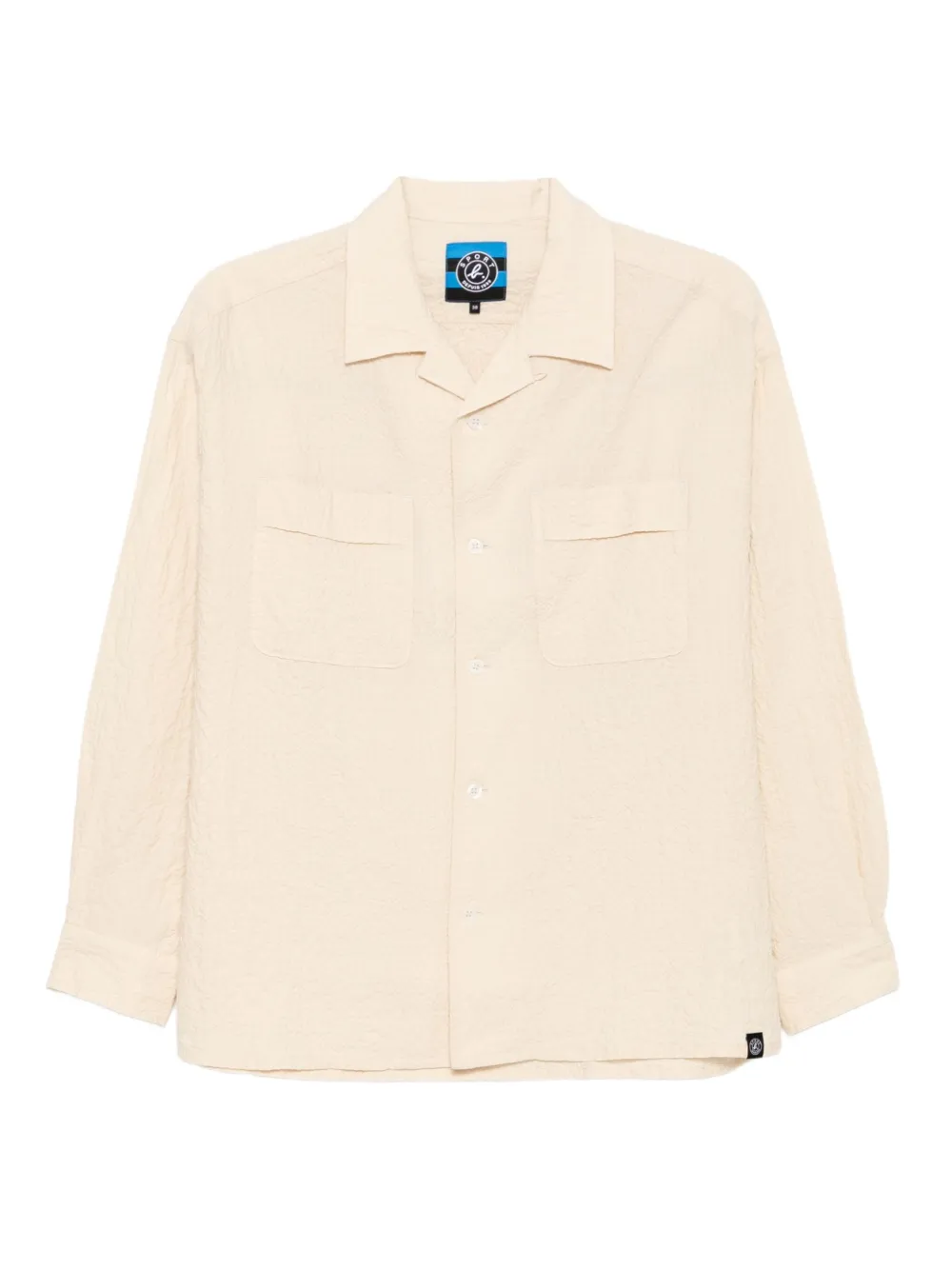 SPORT b. by agnès b.  seersucker shirt | Neutrals | Image 1