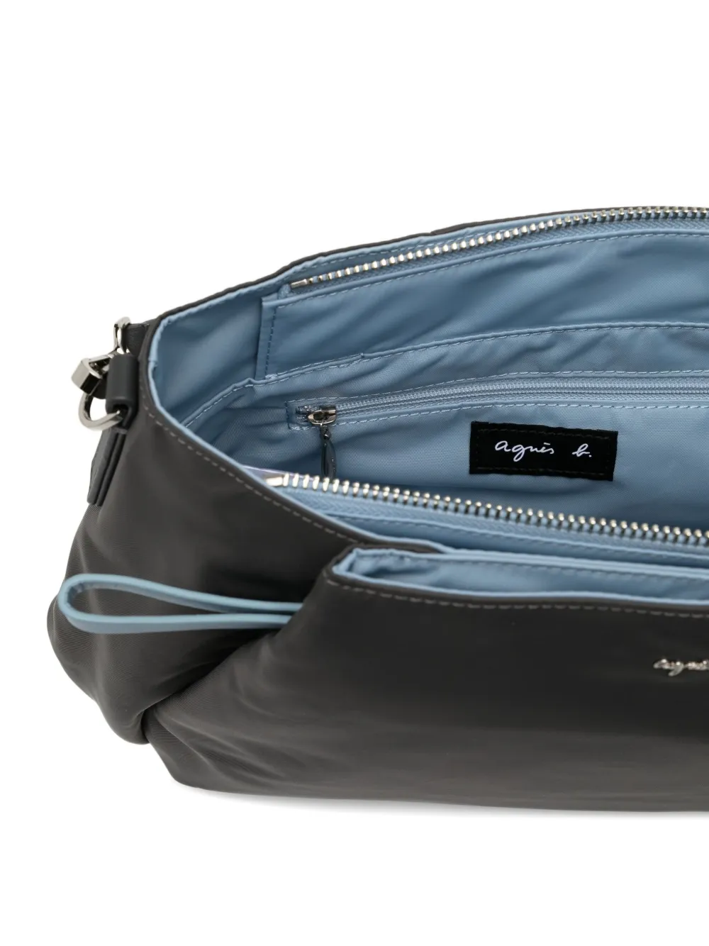 Agnès B. 2-way Shoulder Bag In Gray