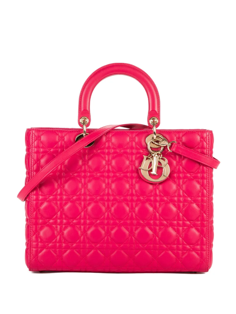 Christian Dior Pre-Owned 2010s quilted shoulder bag - Rosa