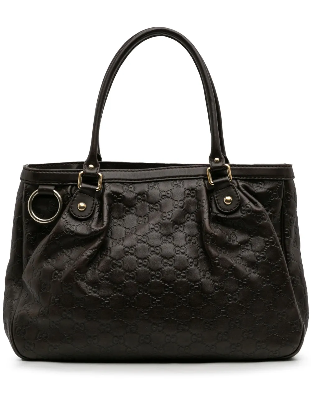 Gucci Pre-Owned 2016-2025 Guccissima Sukey tote bag - ブラウン Gucci Pre-Owned 2016-2025 Guccissima Sukey tote bag - ブラウン