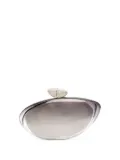 Benedetta Bruzziches crystal-embellished clutch bag - Grey