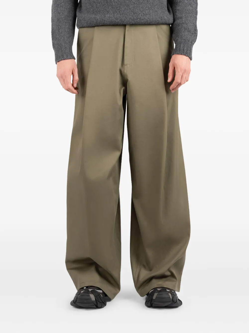 Société Anonyme St Andrew broek met geplooid detail Groen