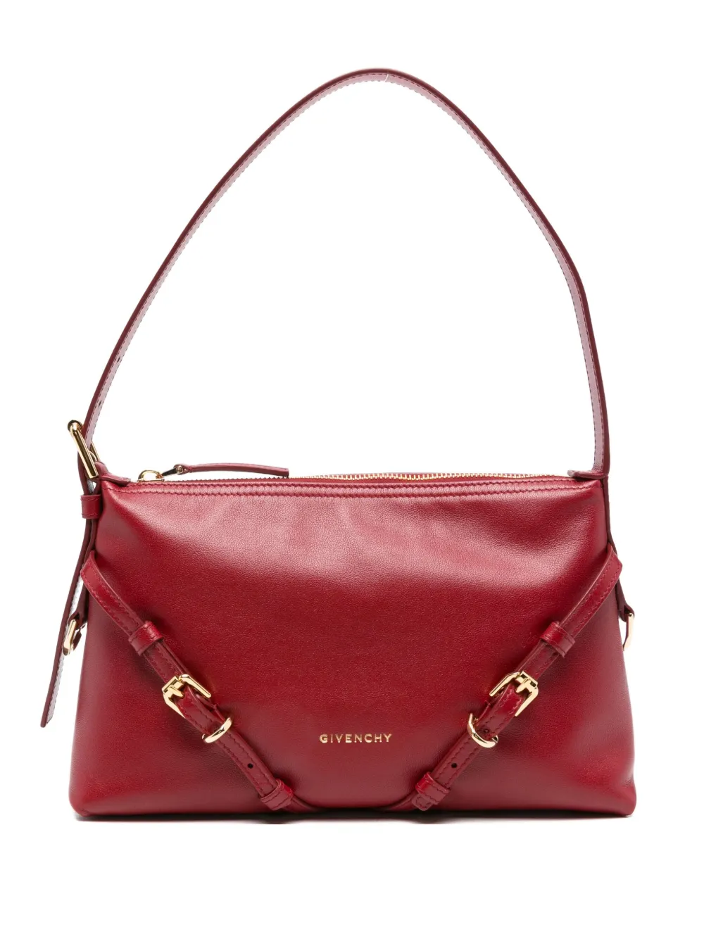 Givenchy mini Voyou buckle-detail leather tote bag | Red | Image 1