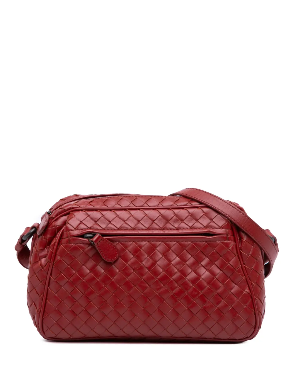 Bottega Veneta Pre-Owned 2012-2025 Leather Intrecciato crossbody bag - Bottega Veneta Pre-Owned 2012-2025 Leather Intrecciato crossbody bag -