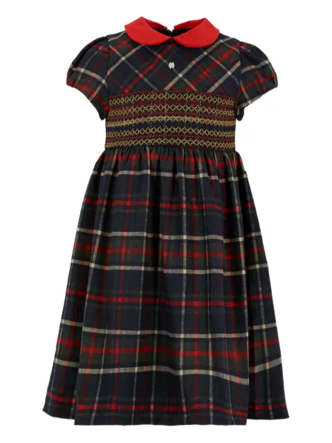 Patachou plaid-pattern mini dress