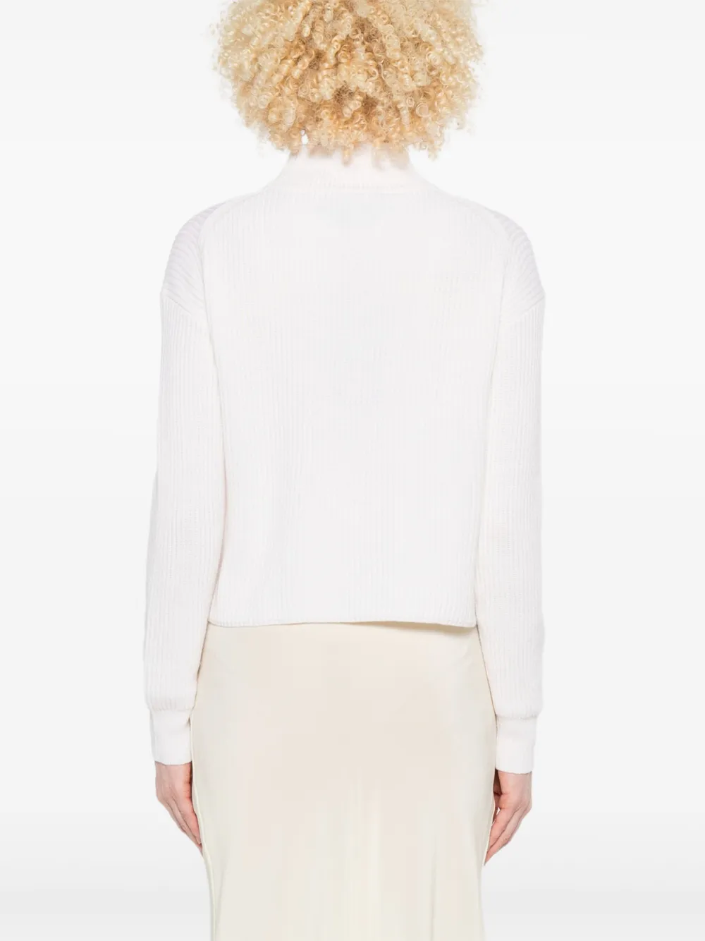 Max Mara Geribde trui Wit