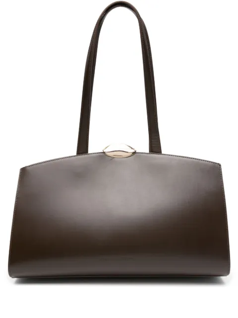 Benedetta Bruzziches curved-top leather shoulder bag