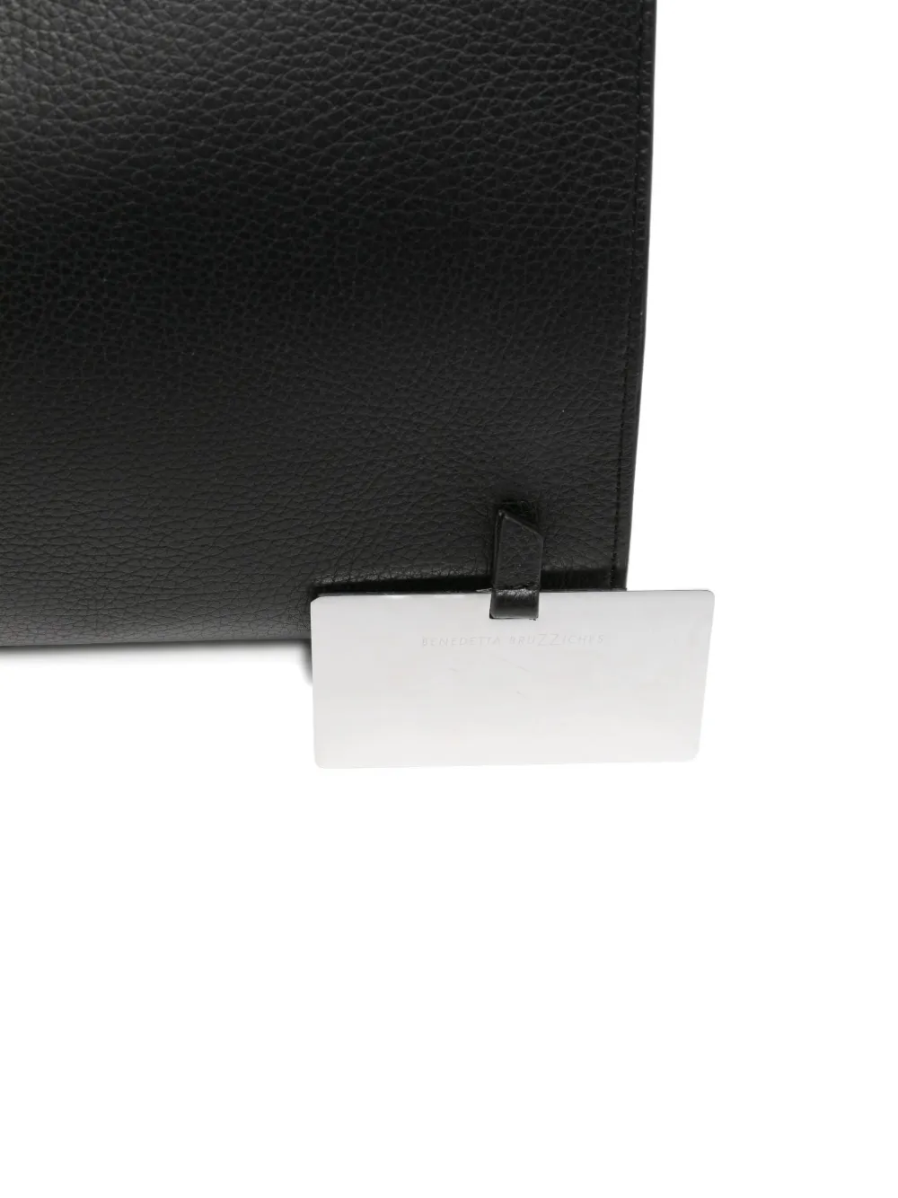 Benedetta Bruzziches Curved Top-handle Shoulder Bag In Black