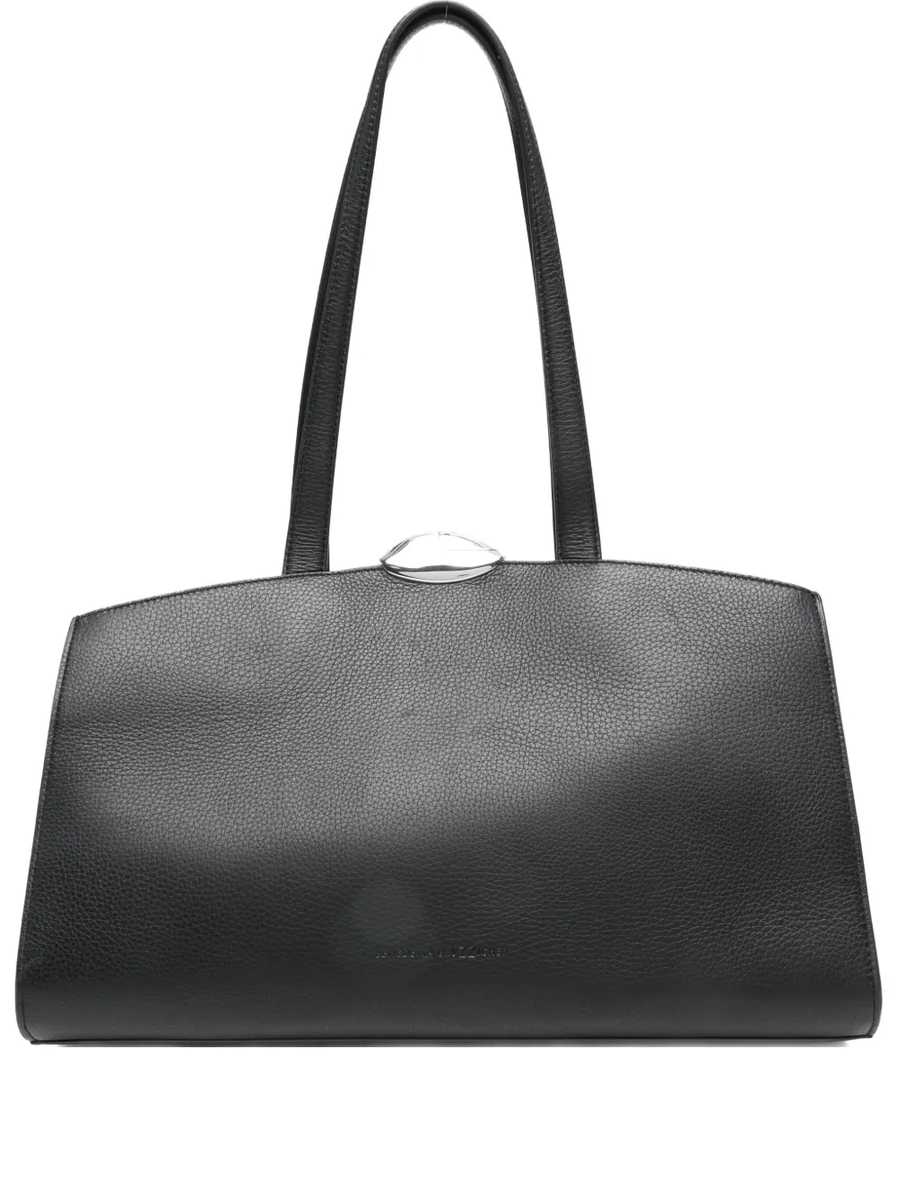 Benedetta Bruzziches Curved Top-handle Shoulder Bag In Black
