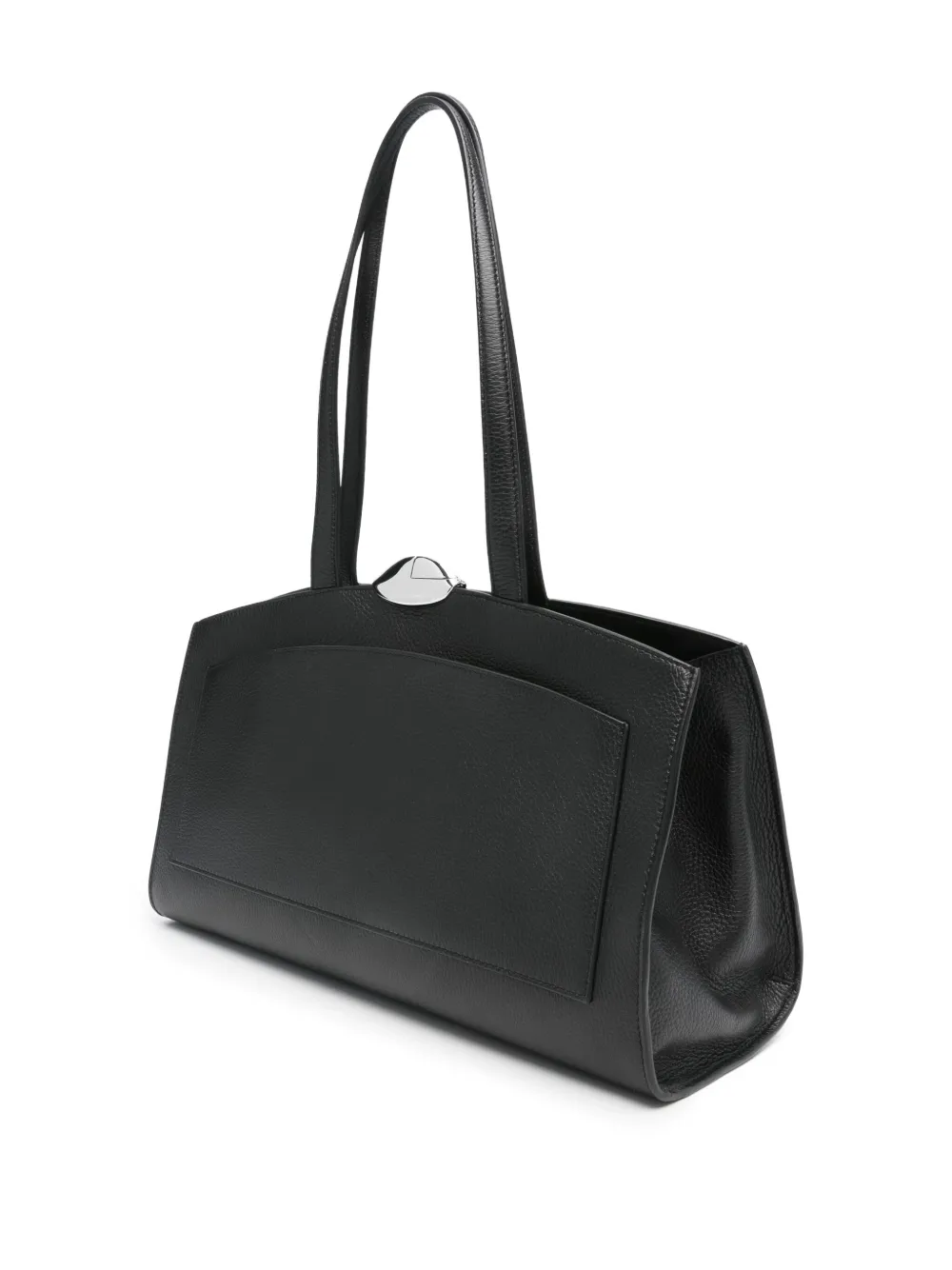 Benedetta Bruzziches Gewelfde schoudertas met handvat Zwart