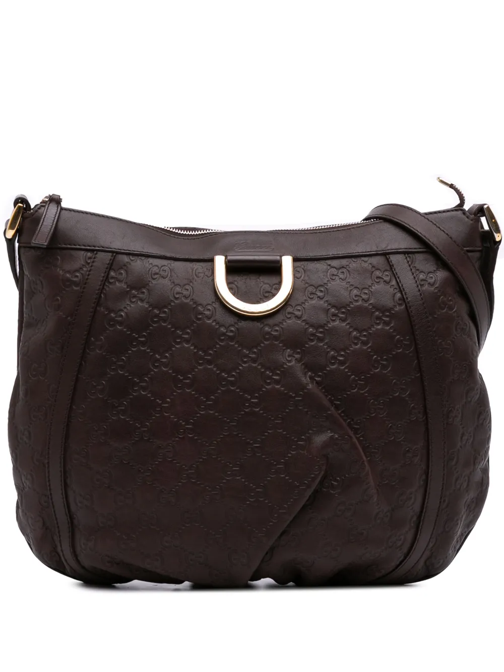 Gucci Pre-Owned 2016-2025 Large Guccissima Abbey D Ring crossbody bag Gucci Pre-Owned 2016-2025 Large Guccissima Abbey D Ring crossbody bag