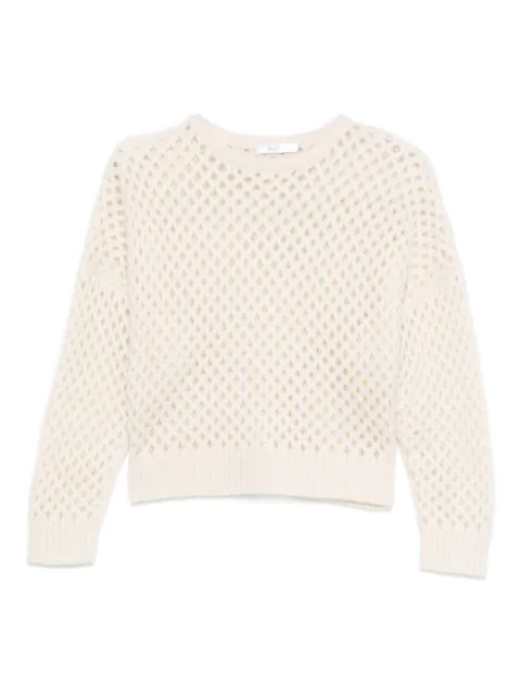 Max Mara Pullover mit Lochstrickmuster