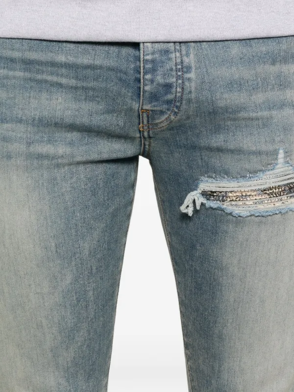 AMIRI ダメージデニム AMIRI ダメージ ジーンズ MX1 JEAN PXMD001-CLAY INDIGO (AMIRI/デニム