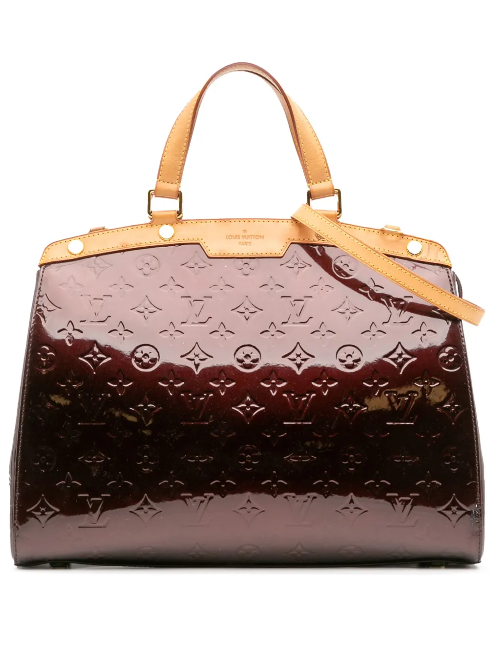 Louis Vuitton Pre-Owned 2012 Monogram Vernis Brea MM satchel - パープル Louis Vuitton Pre-Owned 2012 Monogram Vernis Brea MM satchel - パープル