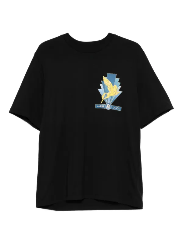 AMIRI Pegasus グラフィック Tシャツ | ブラック | FARFETCH JP