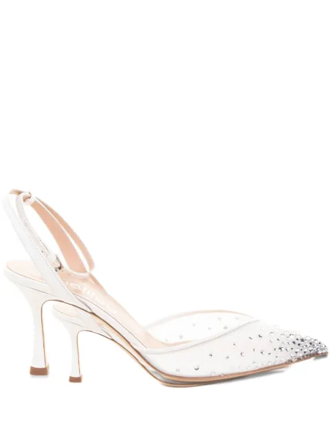 Ninalilou 70mm Mya crystal-embellished pumps