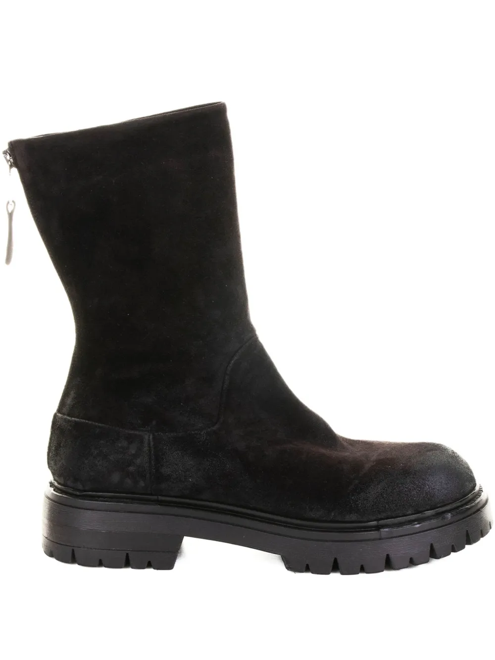 Elena Iachi zip suede ankle boots | Brown | Image 1